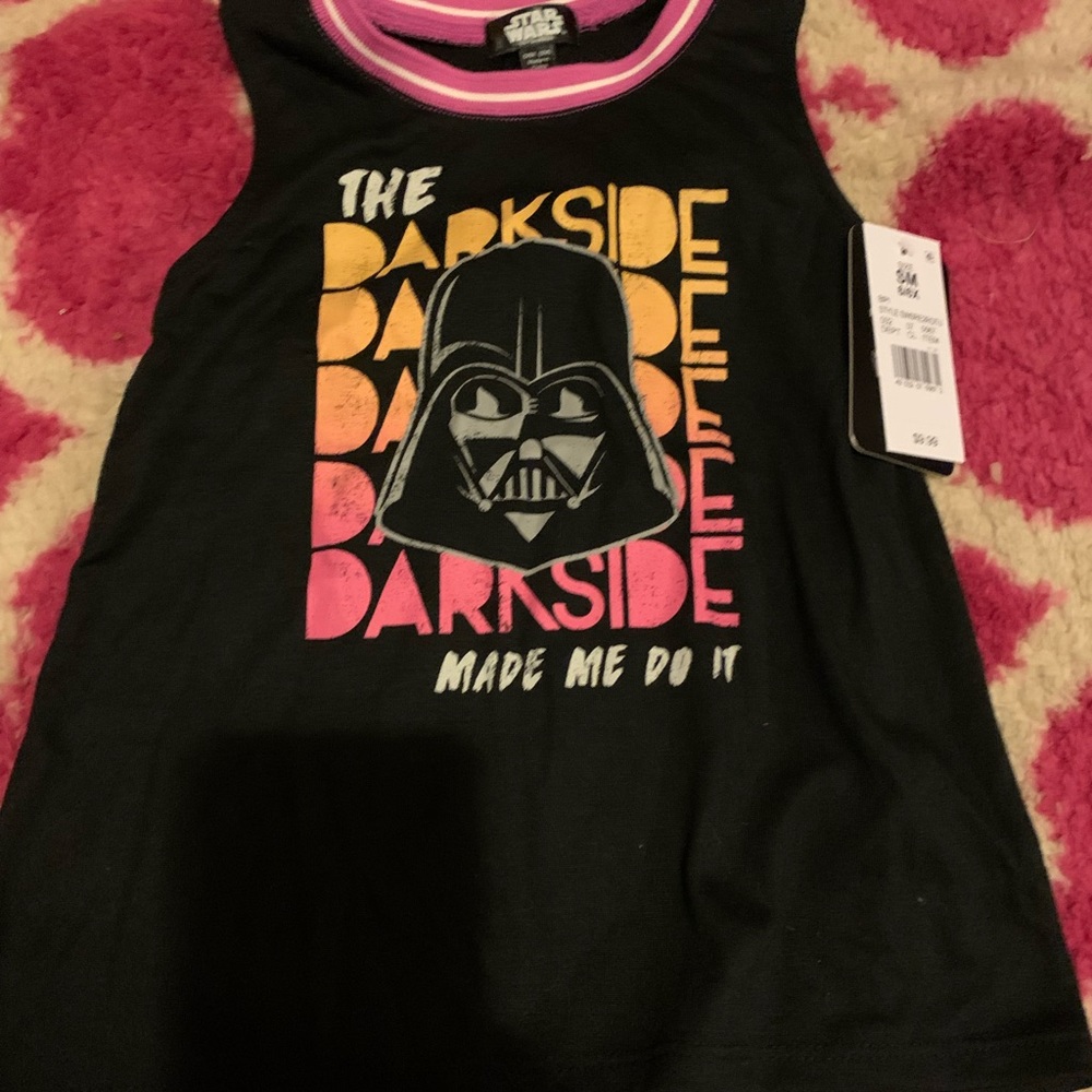 Size 6 Star Wars dearth Vader tank top